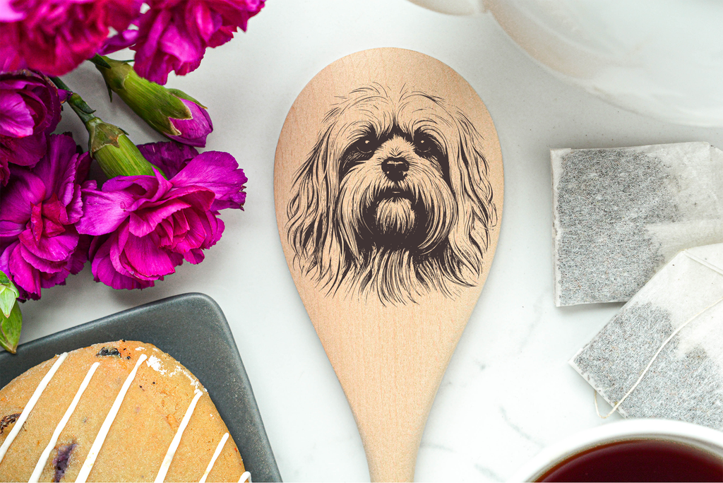 Lhasa Apso Wooden Spoon