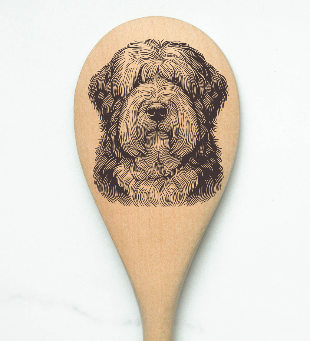 Old English Sheepdog Wooden Spoon