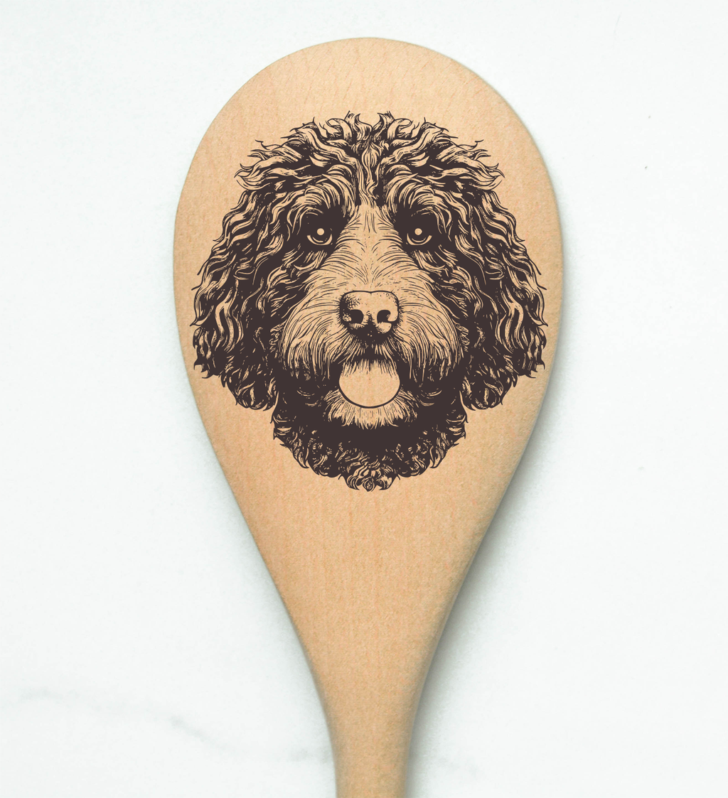 Portuguese Waterdog Wooden Spoon