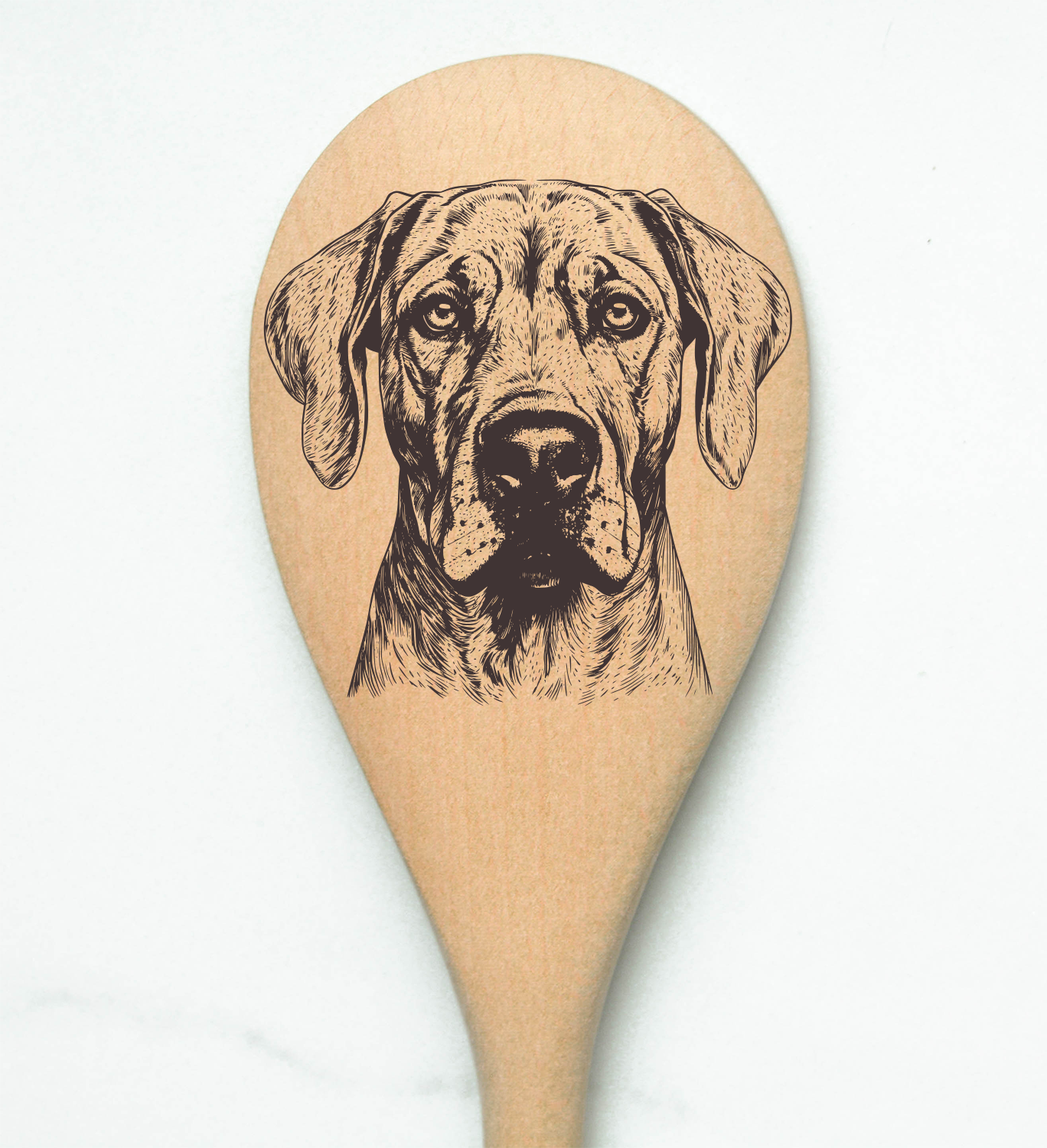 Rhodesian Ridgeback Wooden Spoon