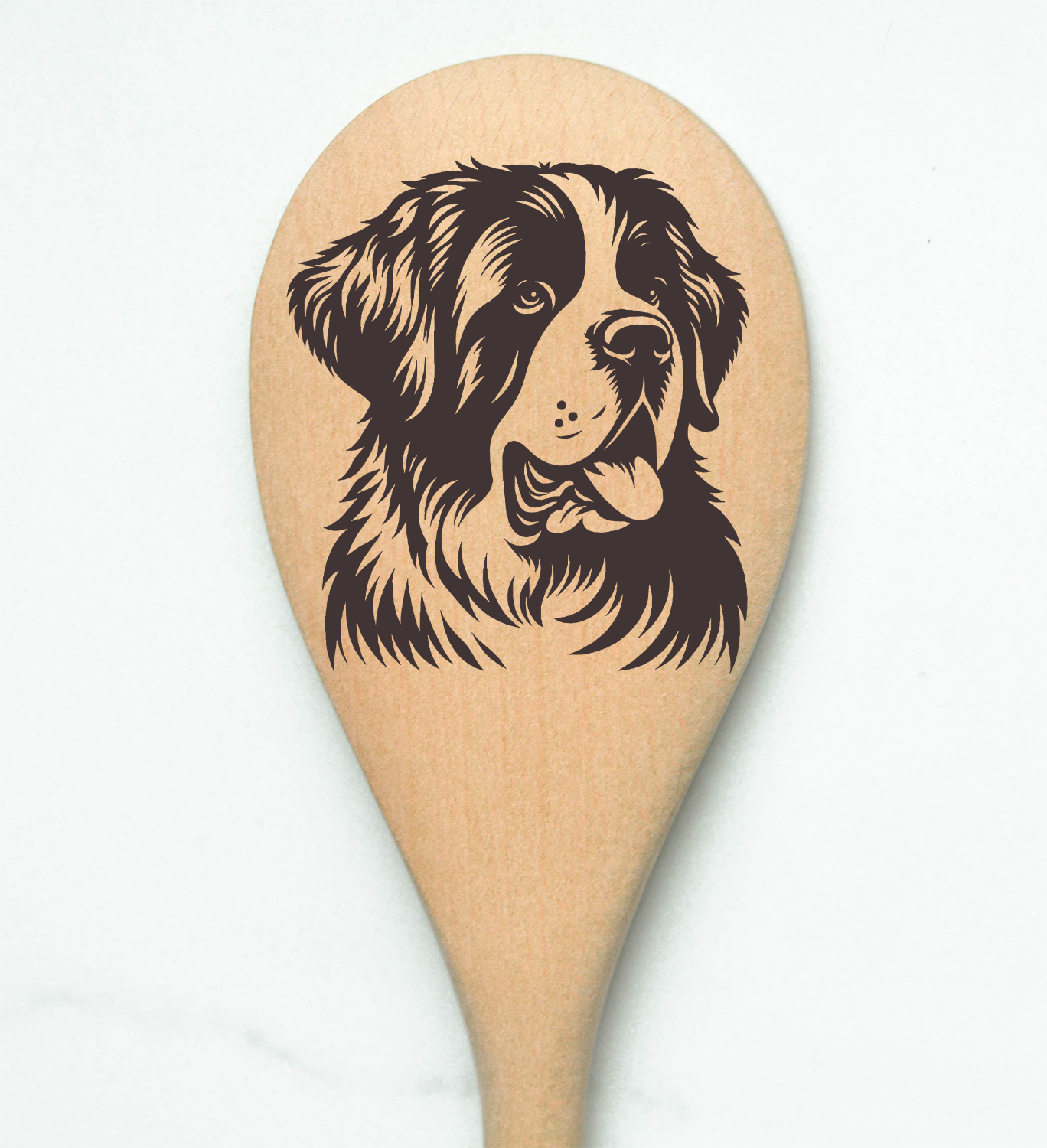 Saint Bernard Wooden Spoon