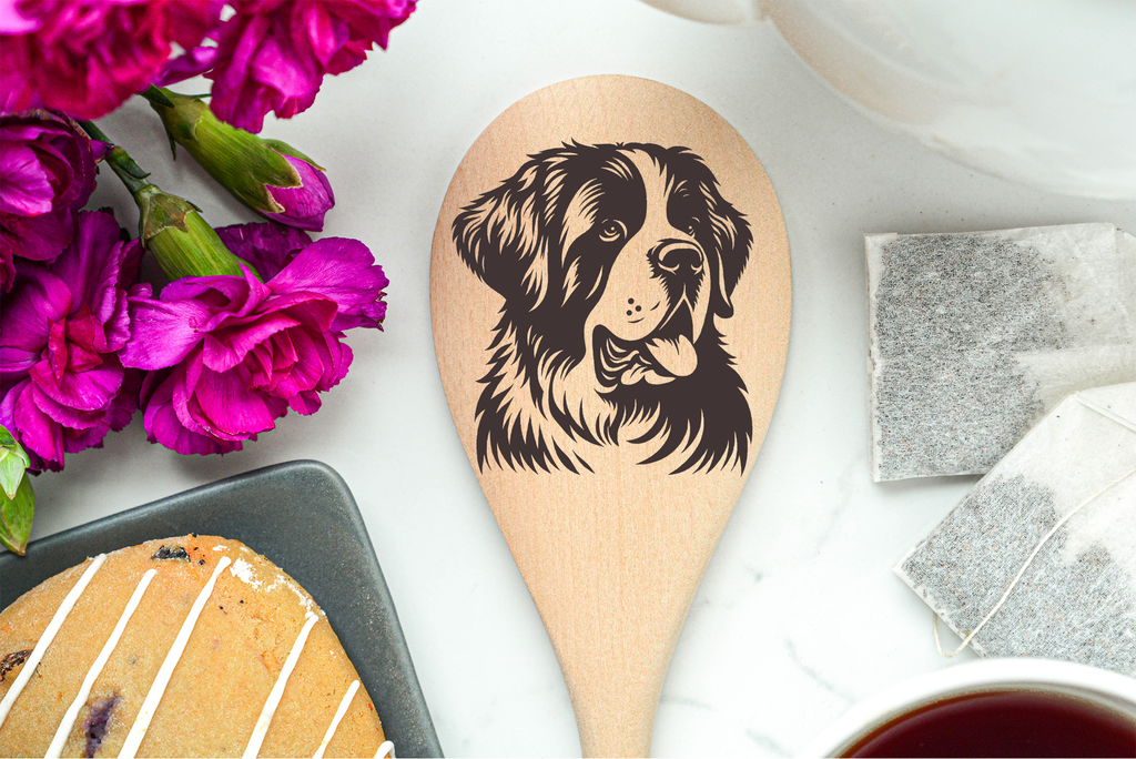Saint Bernard Wooden Spoon