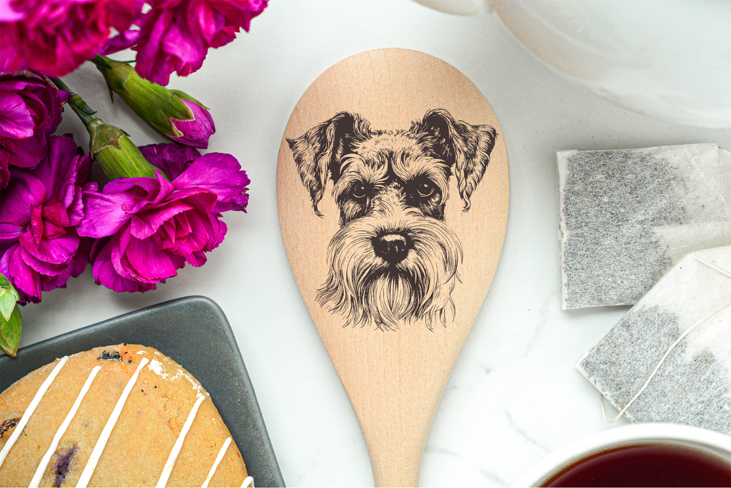 Schnauzer Wooden Spoon