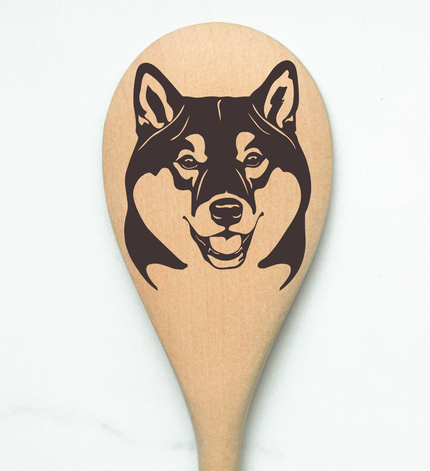 Shiba Inu Wooden Spoon