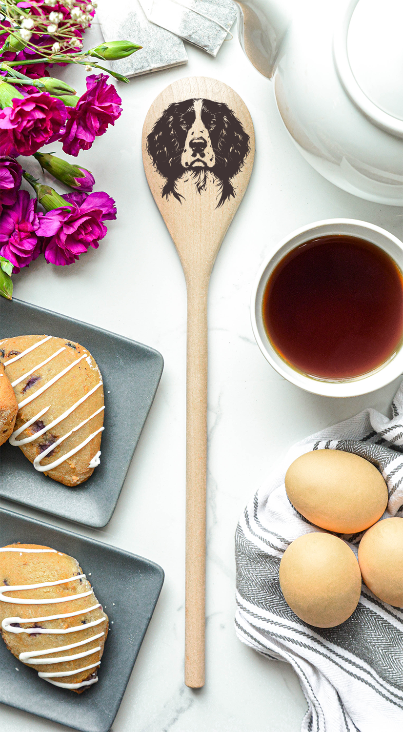 Springer Spaniel Wooden Spoon
