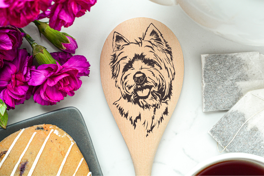 West Highland Terrier Westie Wooden Spoon