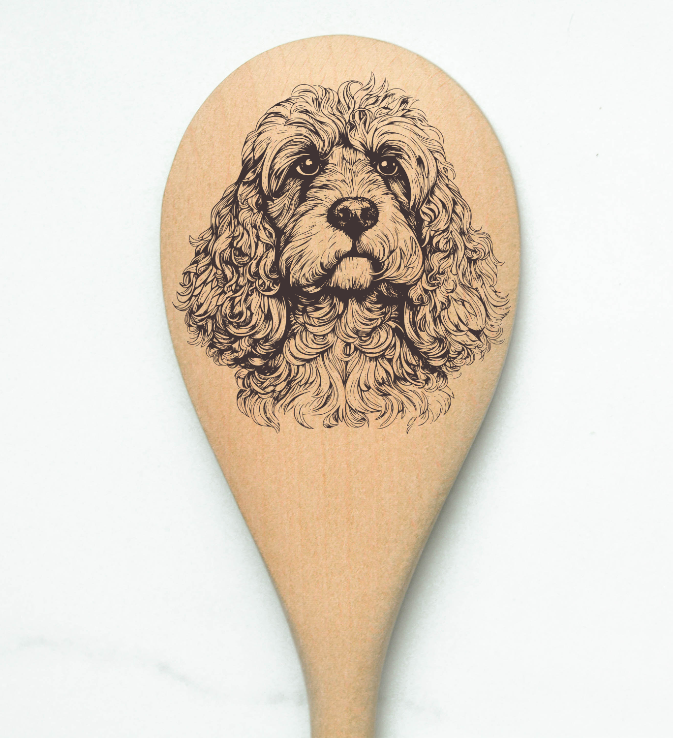 Cockapoo Wooden Spoon