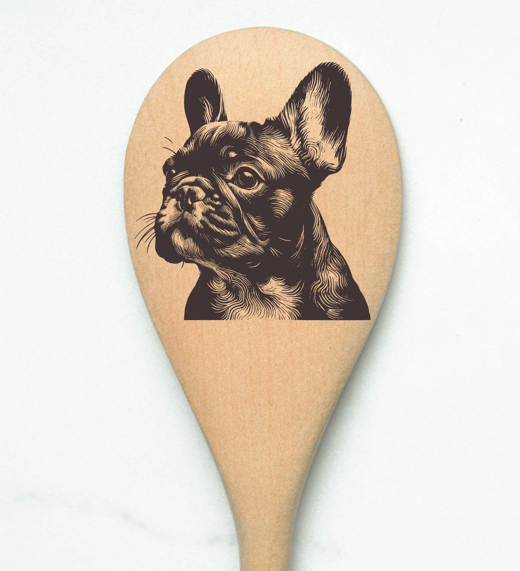 French Bulldog 5 Wooden Spoon