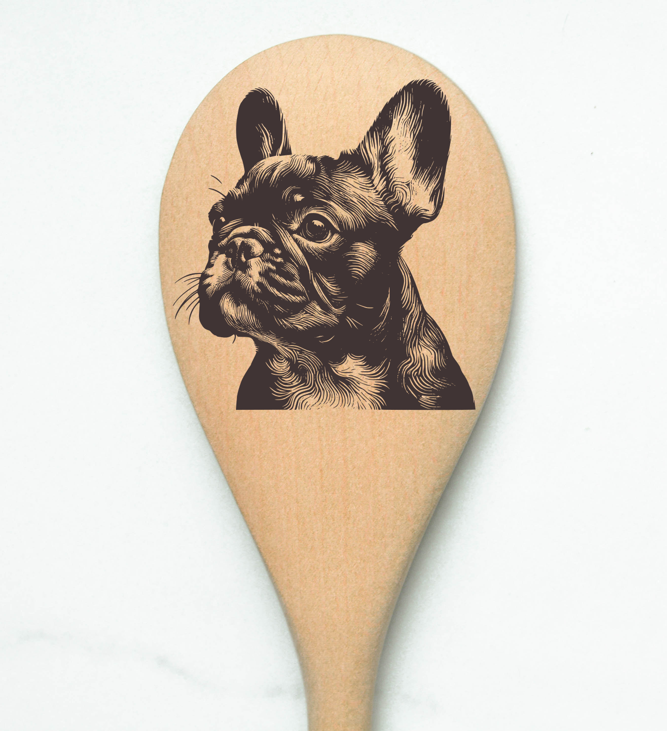 French Bulldog 5 Wooden Spoon