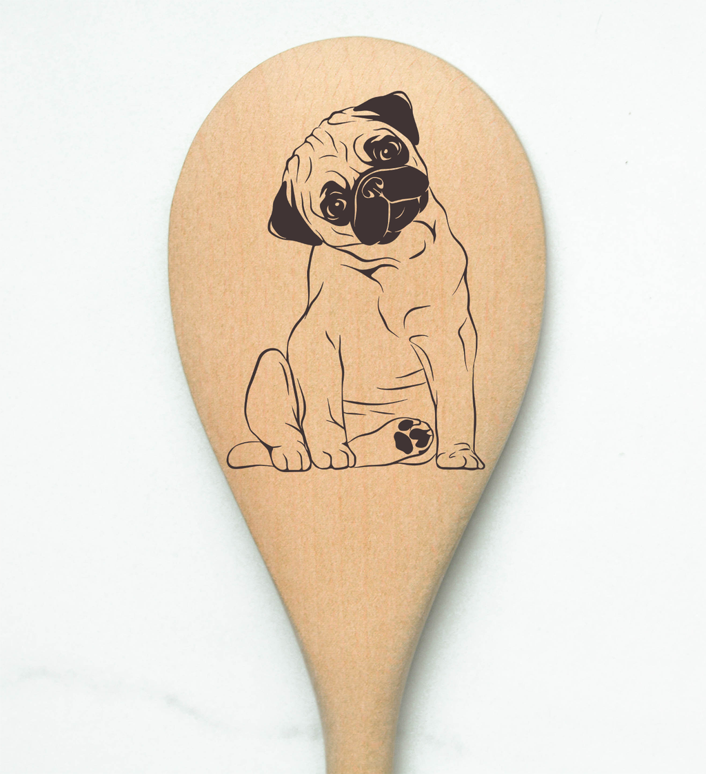 Pug - Tilt Wooden Spoon