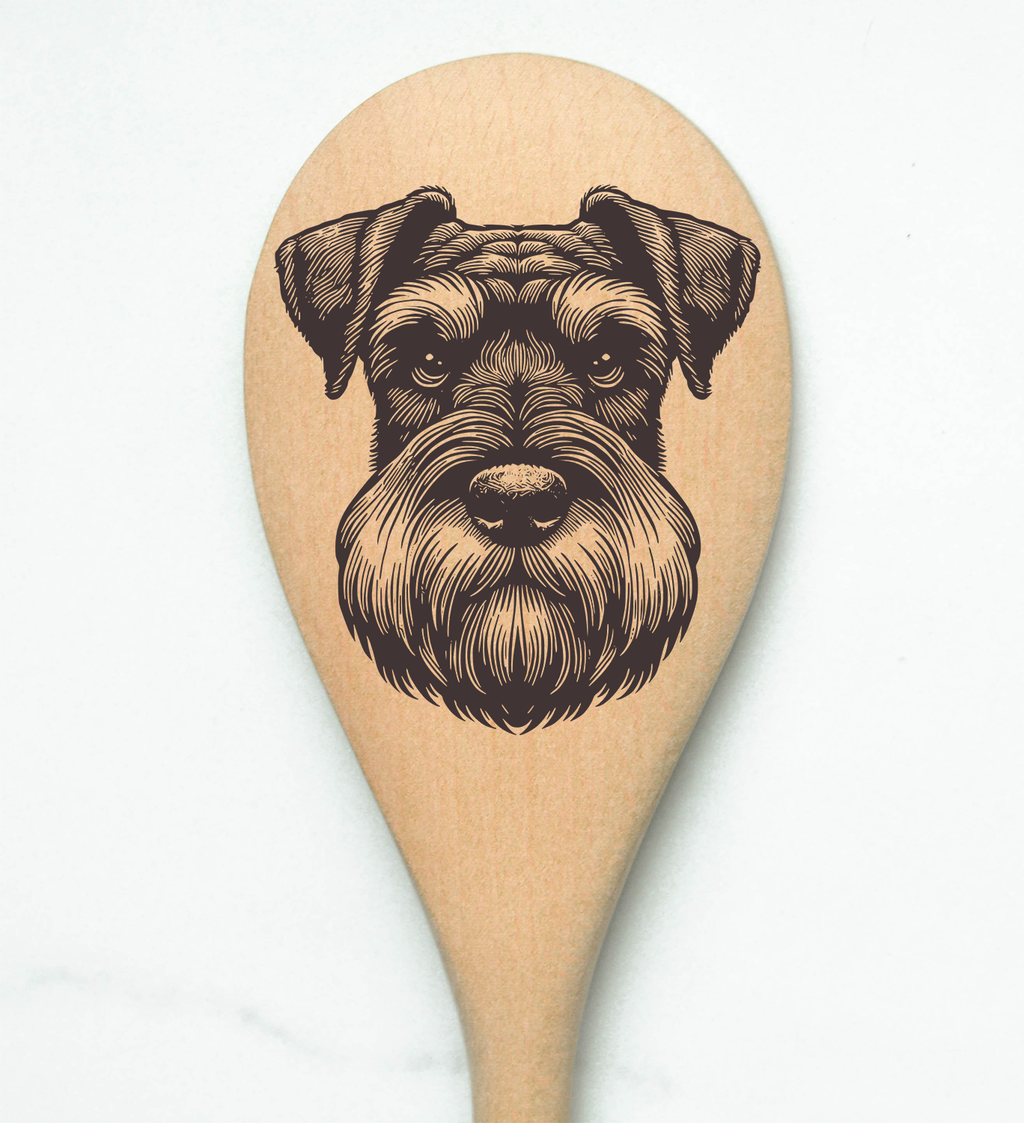Schnauzer Wooden Spoon