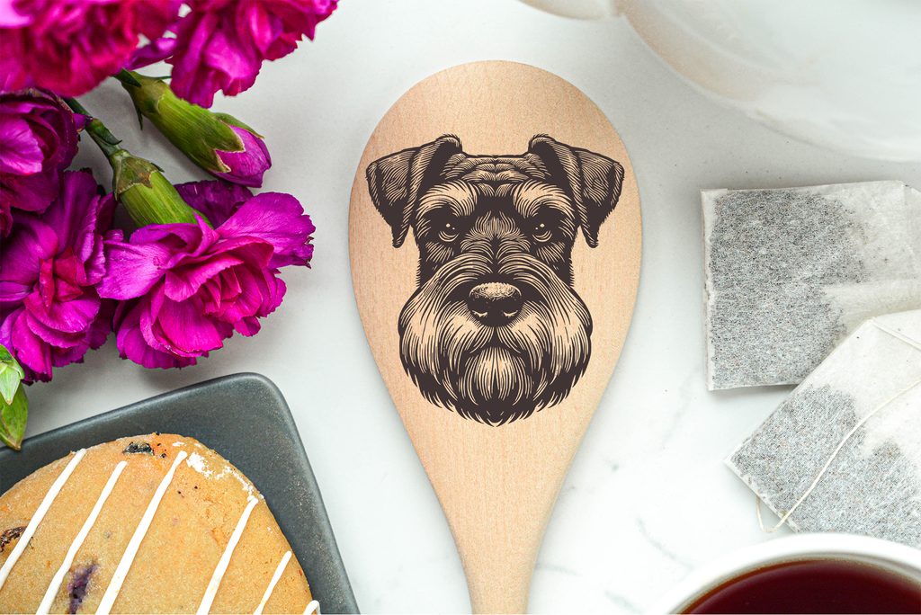 Schnauzer Wooden Spoon