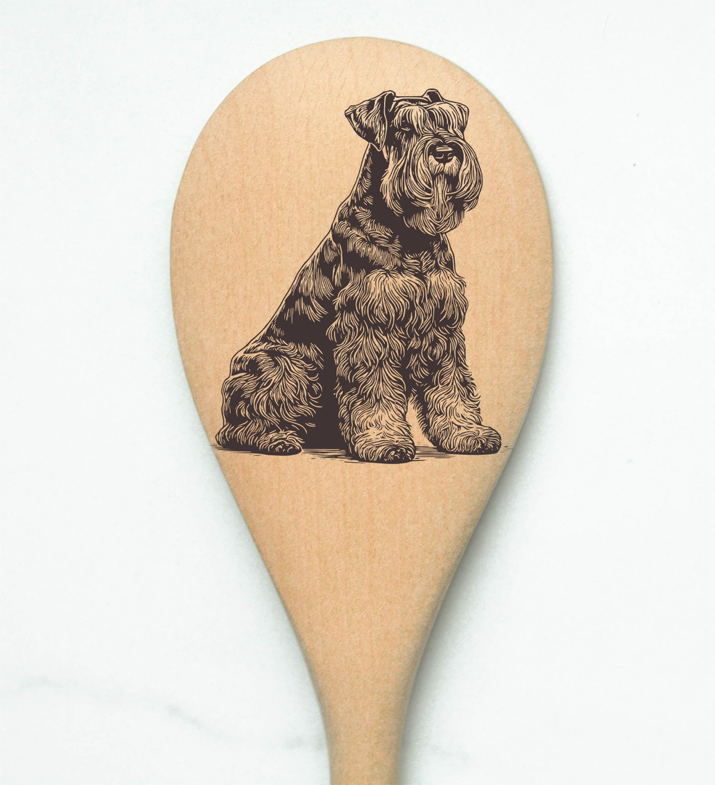 Schnauzer Wooden Spoon