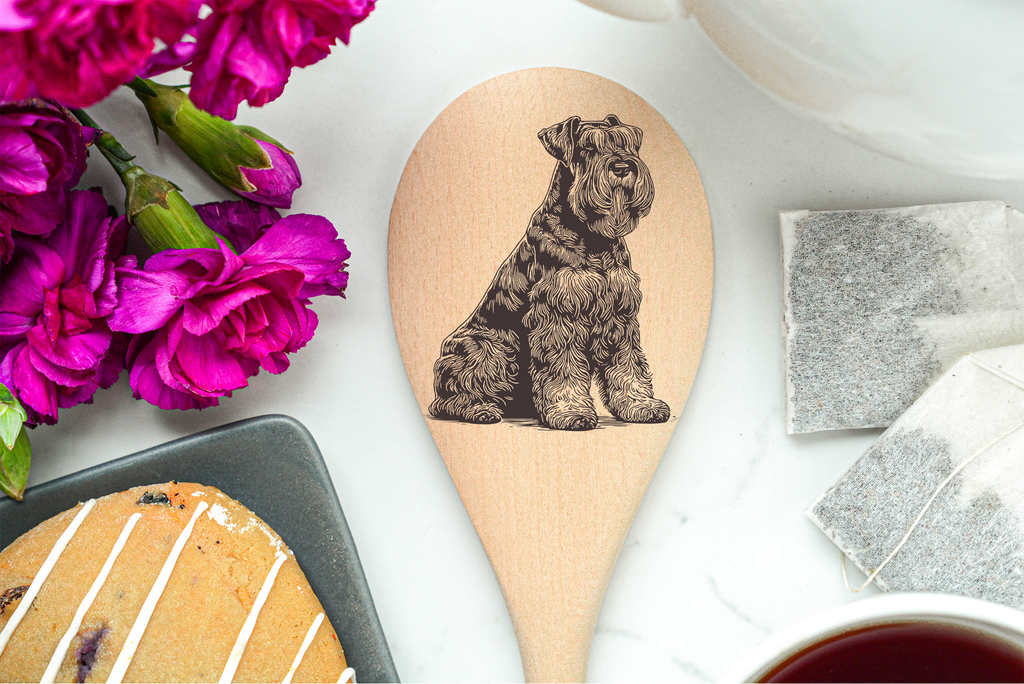 Schnauzer Wooden Spoon