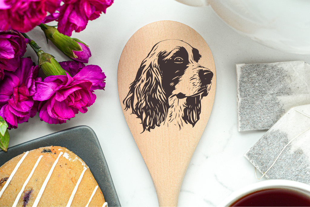 Springer Spaniel Wooden Spoon