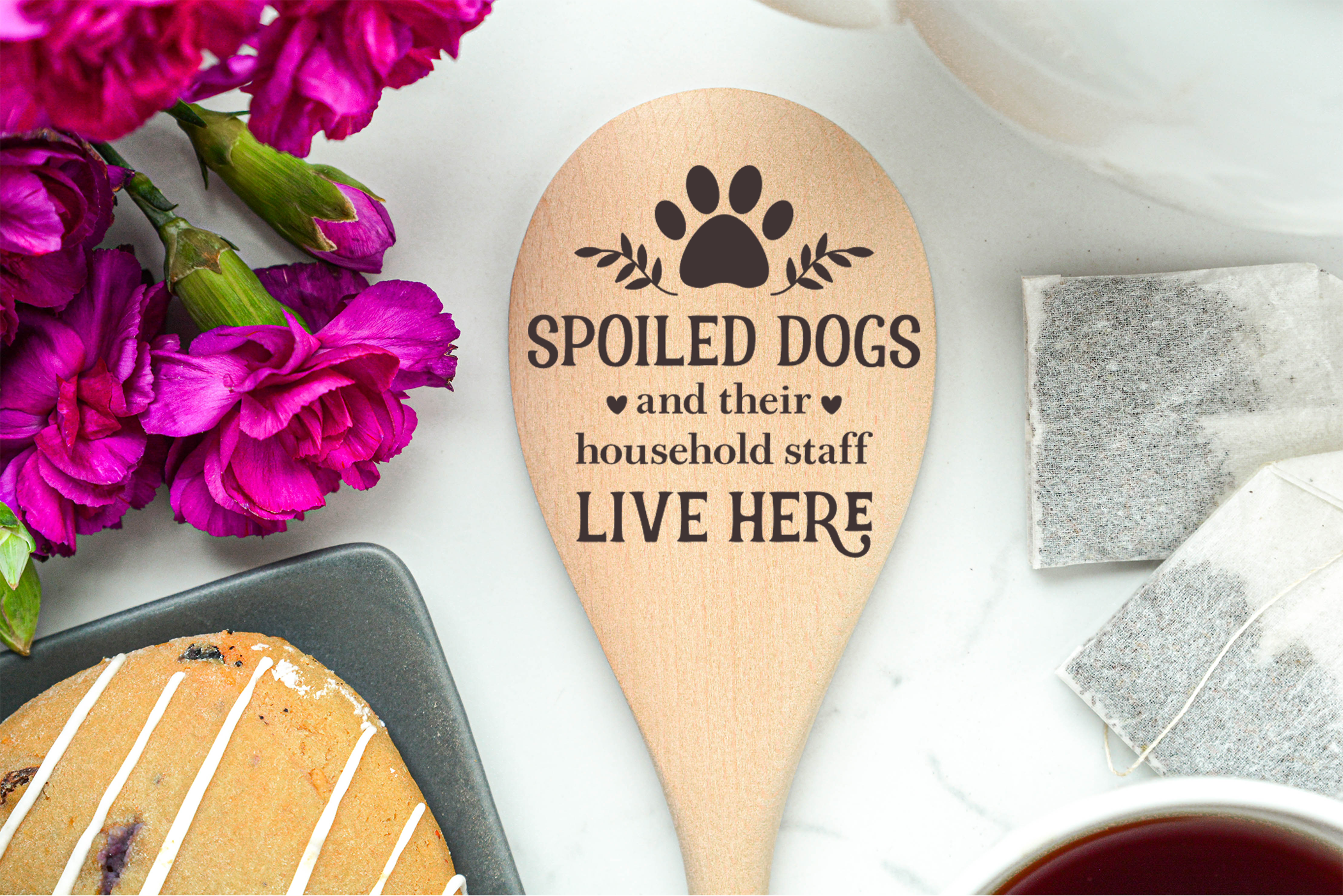 Spoiled Dogs And Their Household Staff Live Here Wooden Spoon