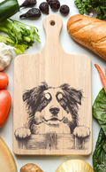 Australian Shepherd 2 Cutting Cheese Board