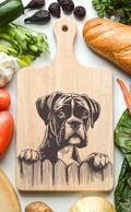 Boxer Cutting Cheese Board