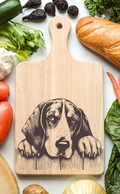 Coonhound Cutting Cheese Board