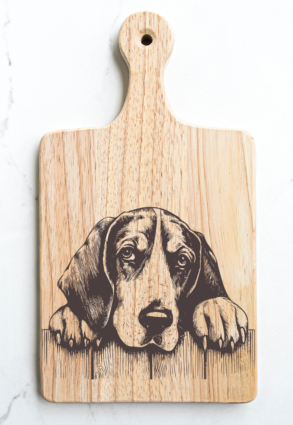 Coonhound Cutting Cheese Board
