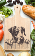 Great Dane Cutting Cheese Board