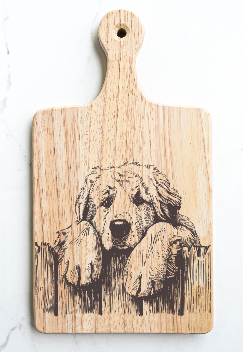 Great Pyrenees Cutting Cheese Board