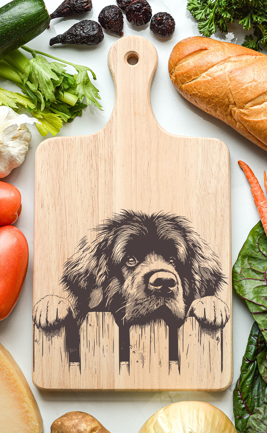Leonberger Cutting Cheese Board