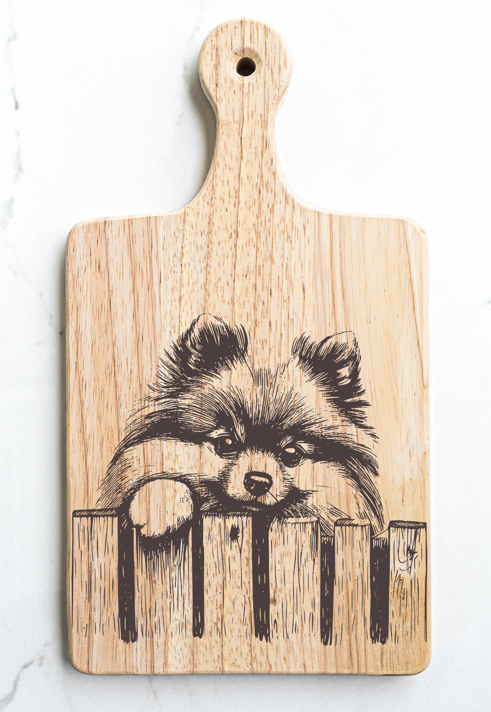 Pomeranian Cutting Cheese Board