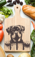 Rottweiler Cutting Cheese Board