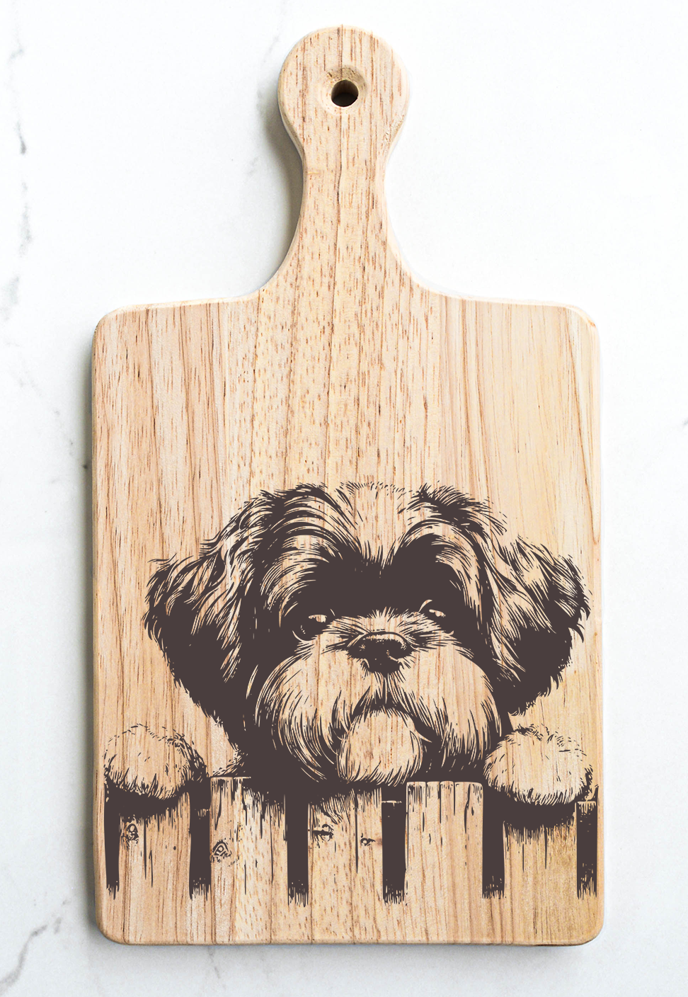 Shih Tzu Cutting Cheese Board