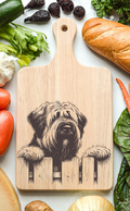 Briard Berger de Brie Cutting Cheese Board