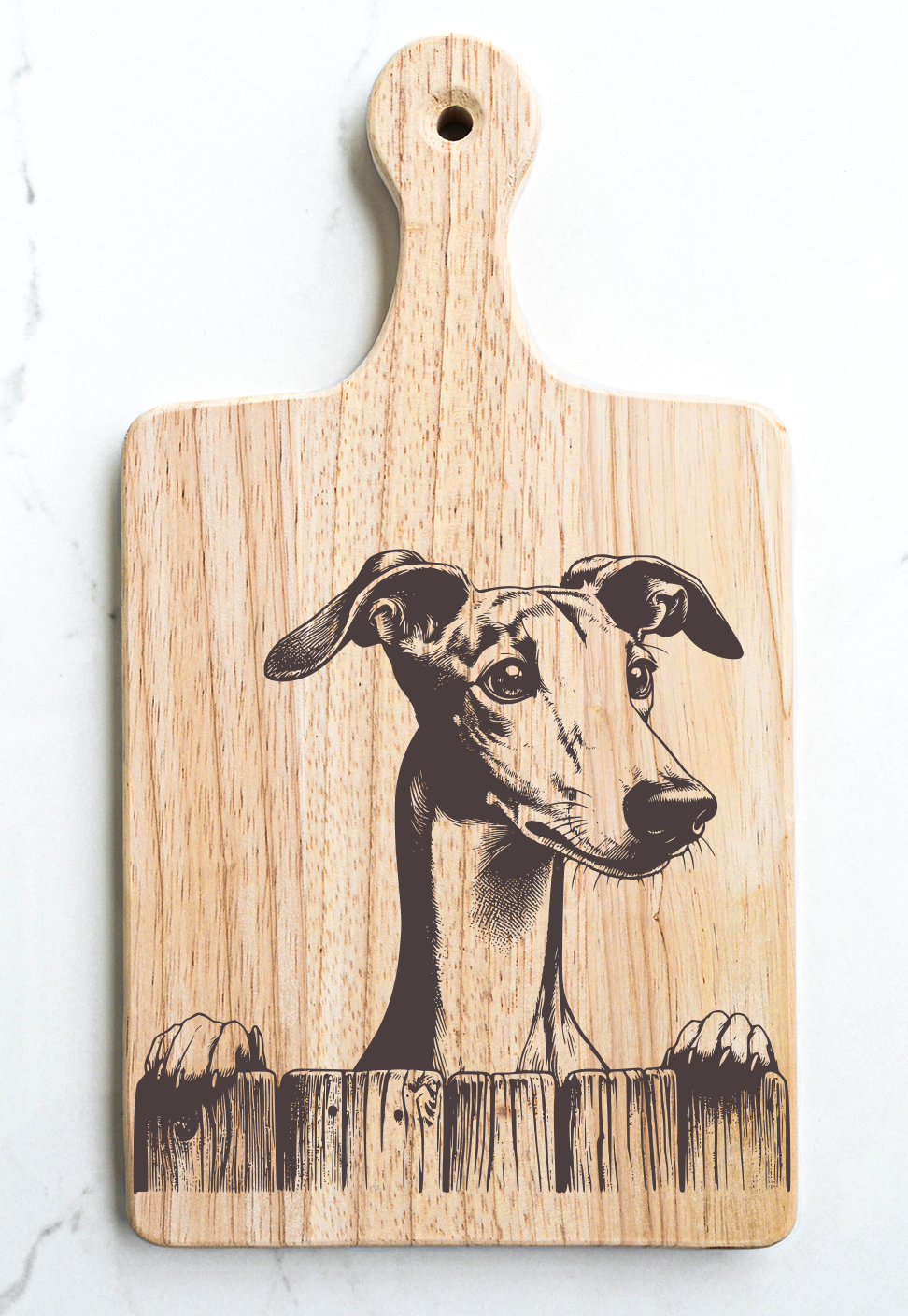 Greyhound Cutting Cheese Board