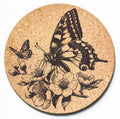 Butterfly Cherry Blossom Trivet