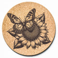  Butterfly Sunflower Trivet