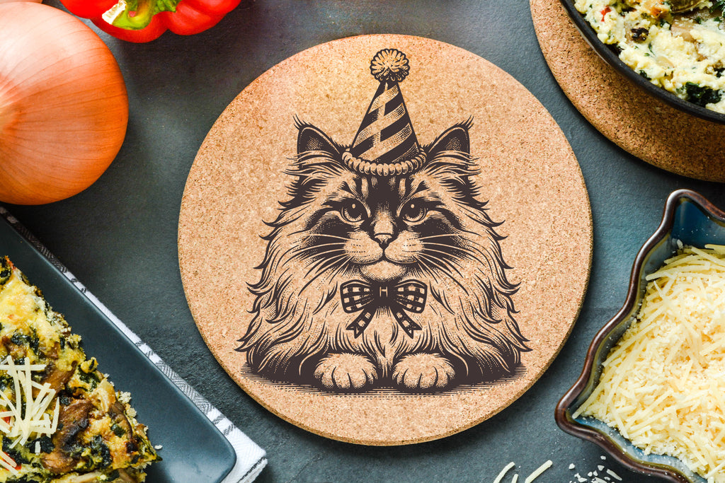 Party Cat Trivet