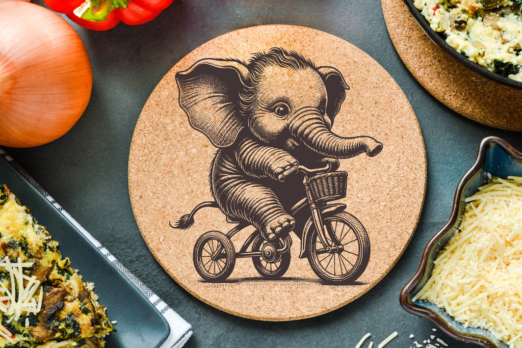 Elephant Bike Trivet