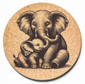 Elephant Mom Trivet