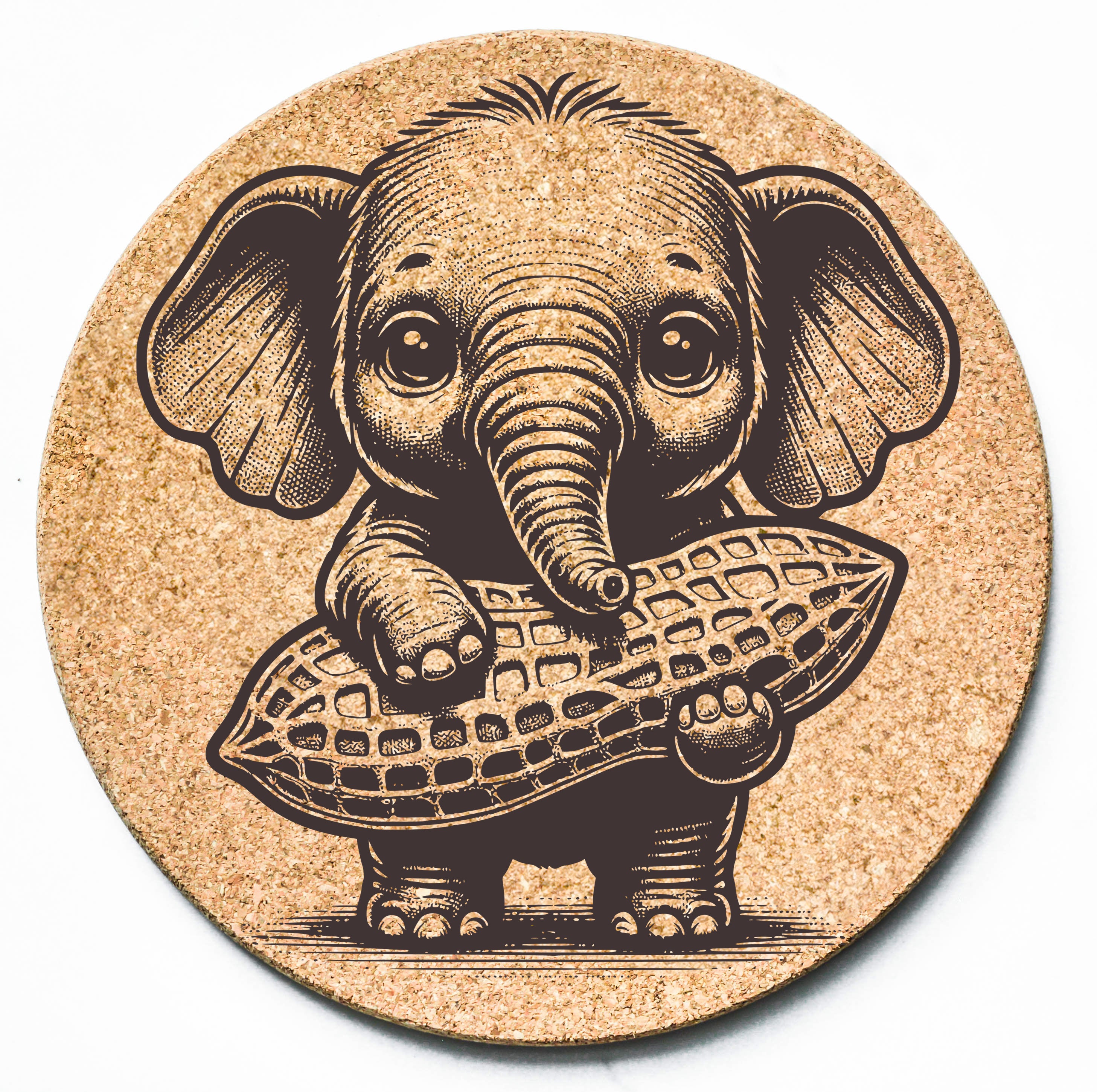 Elephant Peanut Trivet