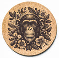 Floral Chimp Trivet