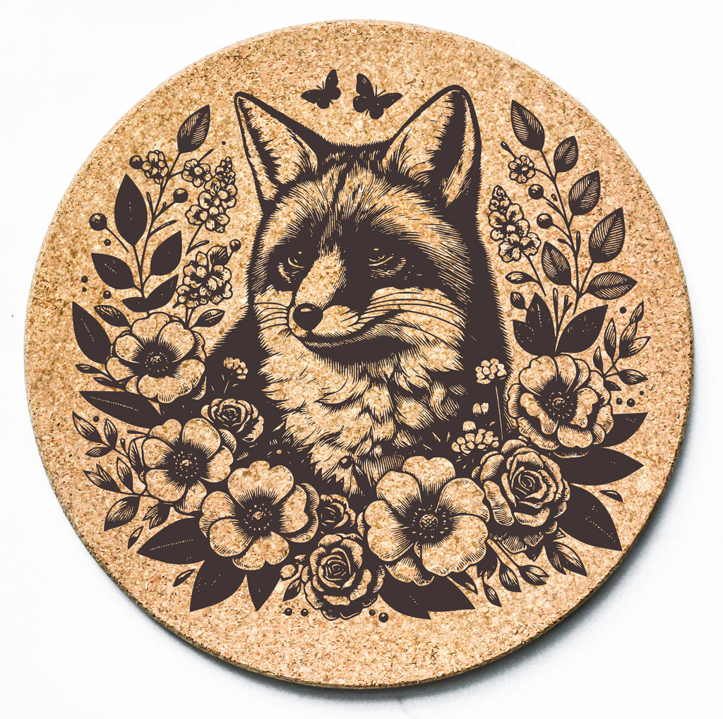 Floral Fox Trivet