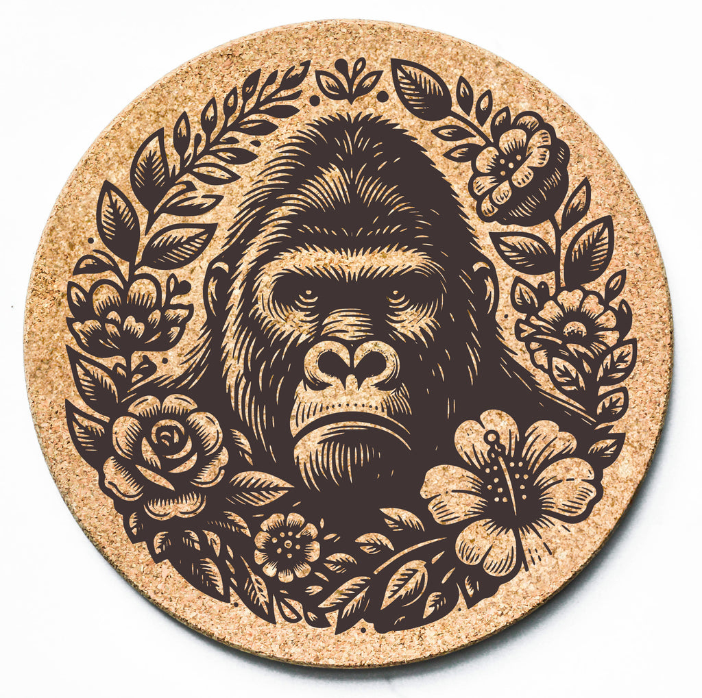 Floral Gorilla Trivet