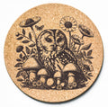 Floral Mushroom Owl Trivet