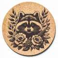 Floral Raccoon Trivet