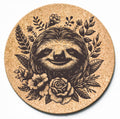Floral Sloth Trivet