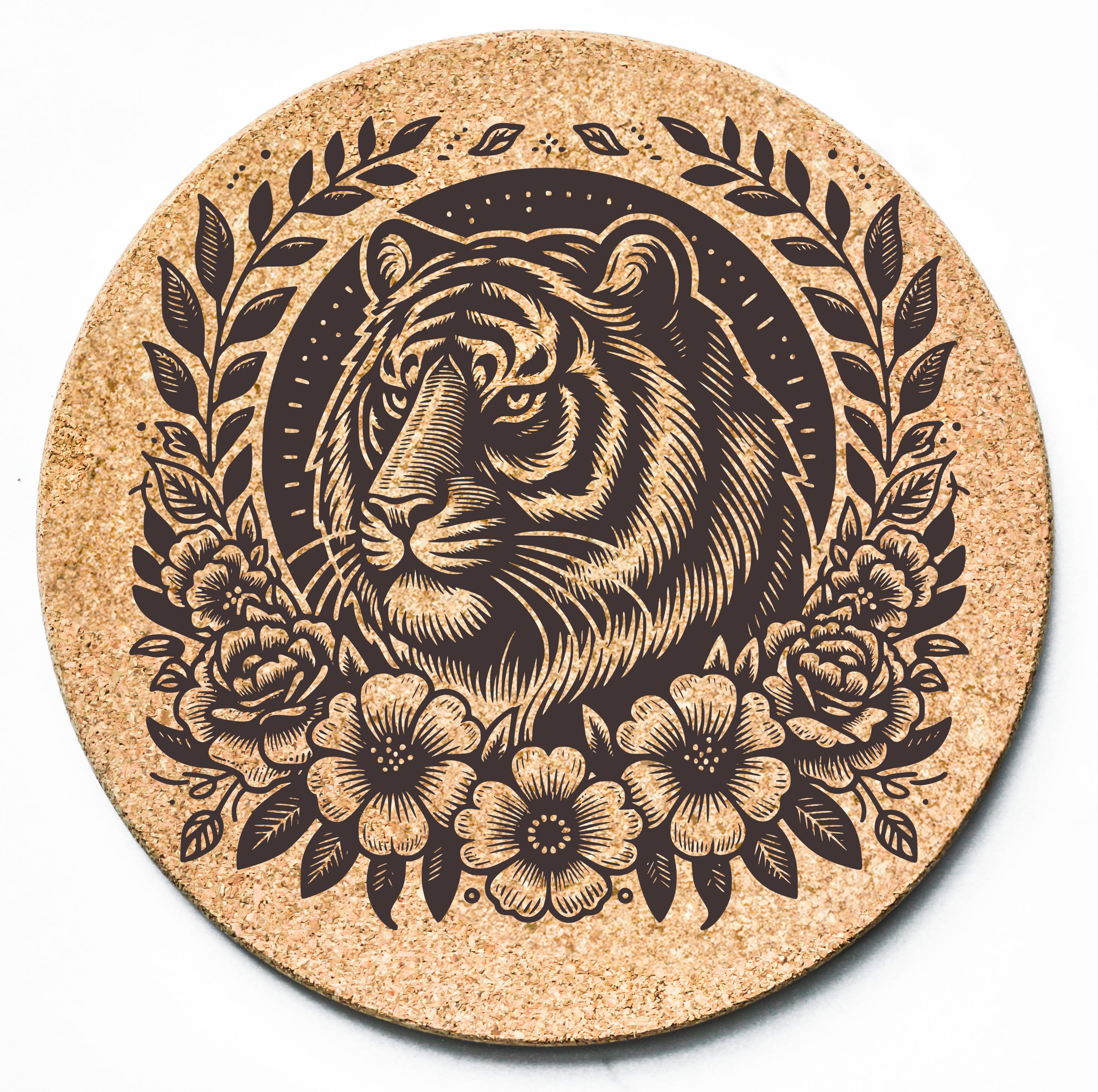 Floral Tiger Trivet
