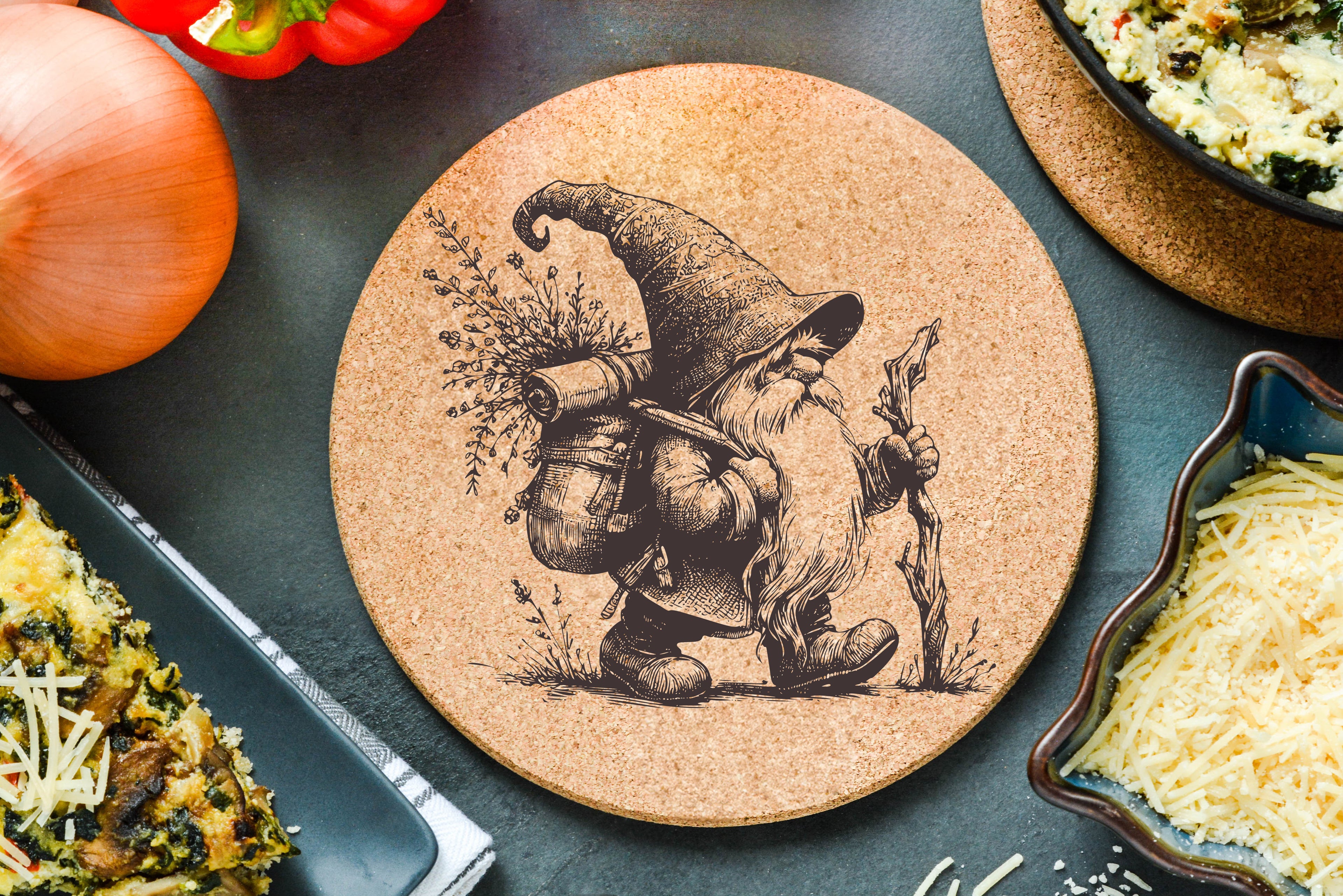 Gnome Traveler Trivet
