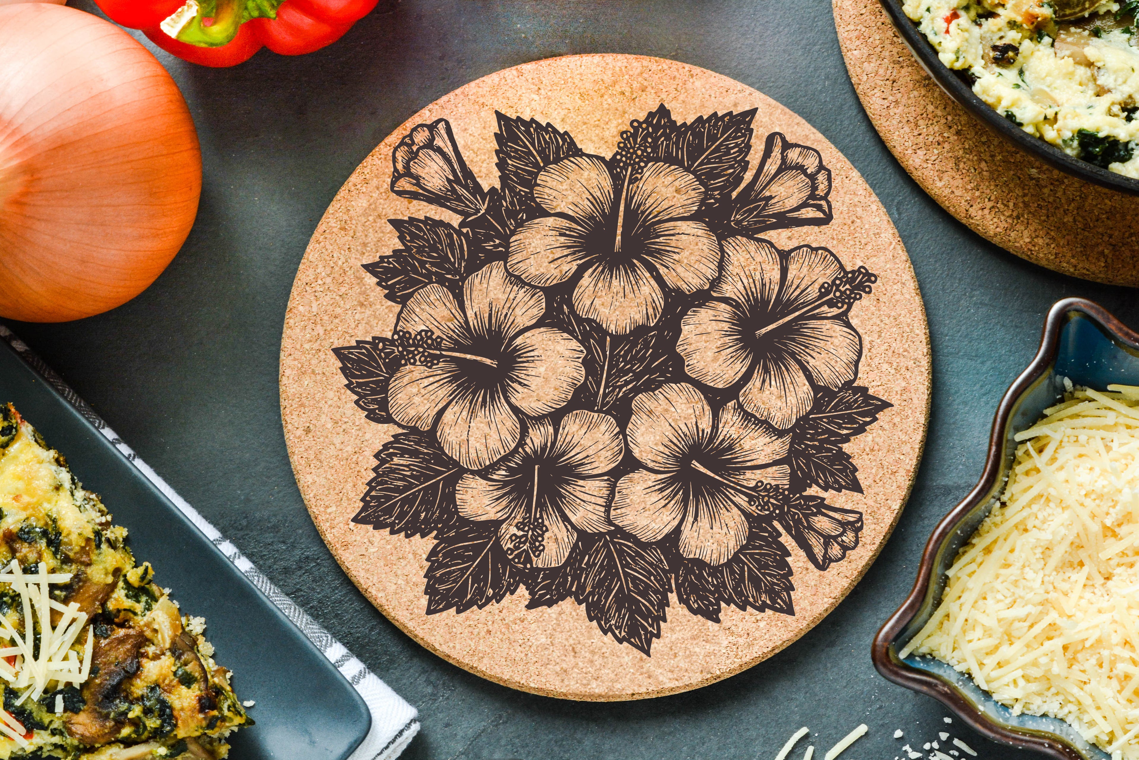 Hibiscus Trivet