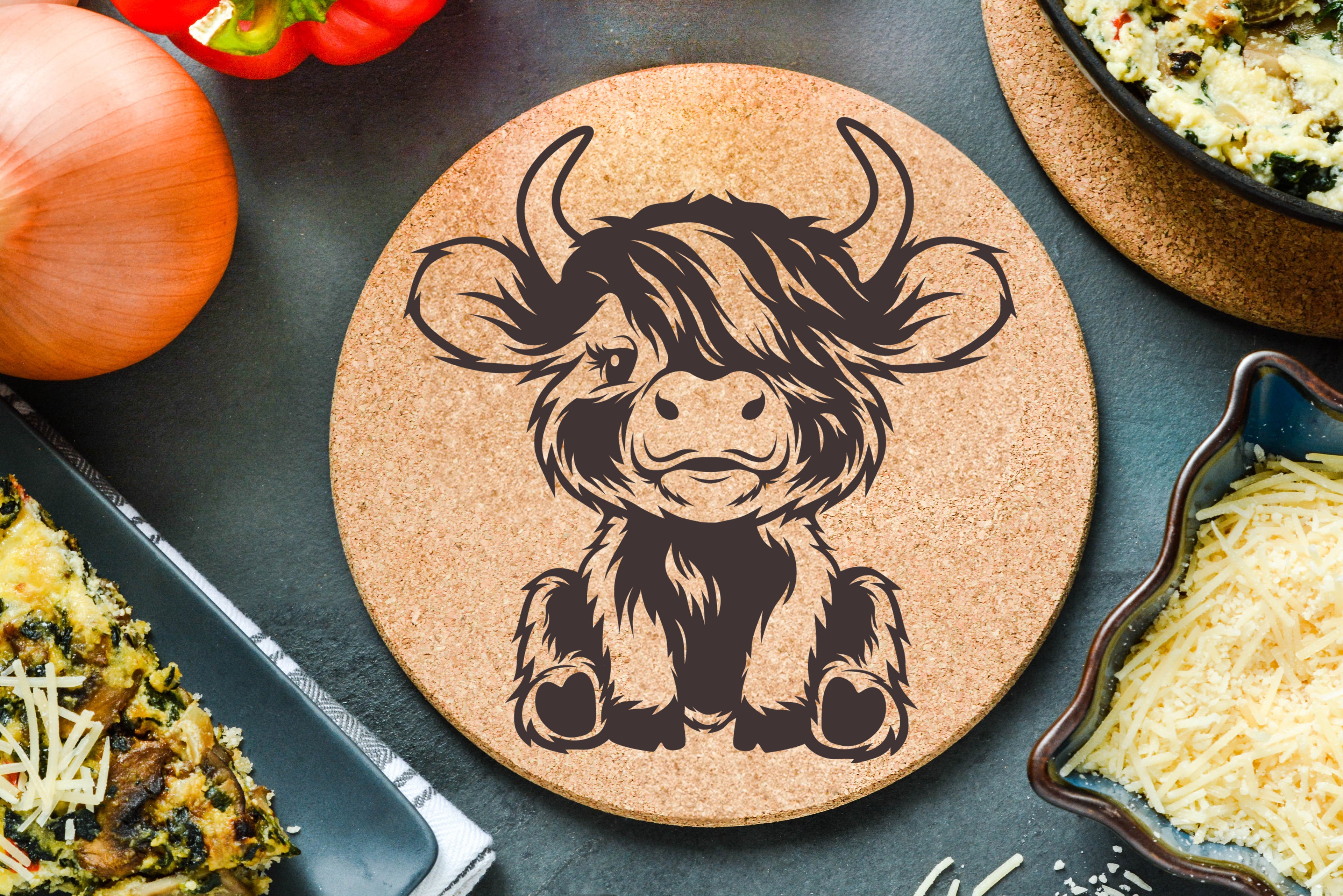 Highland Baby Trivet