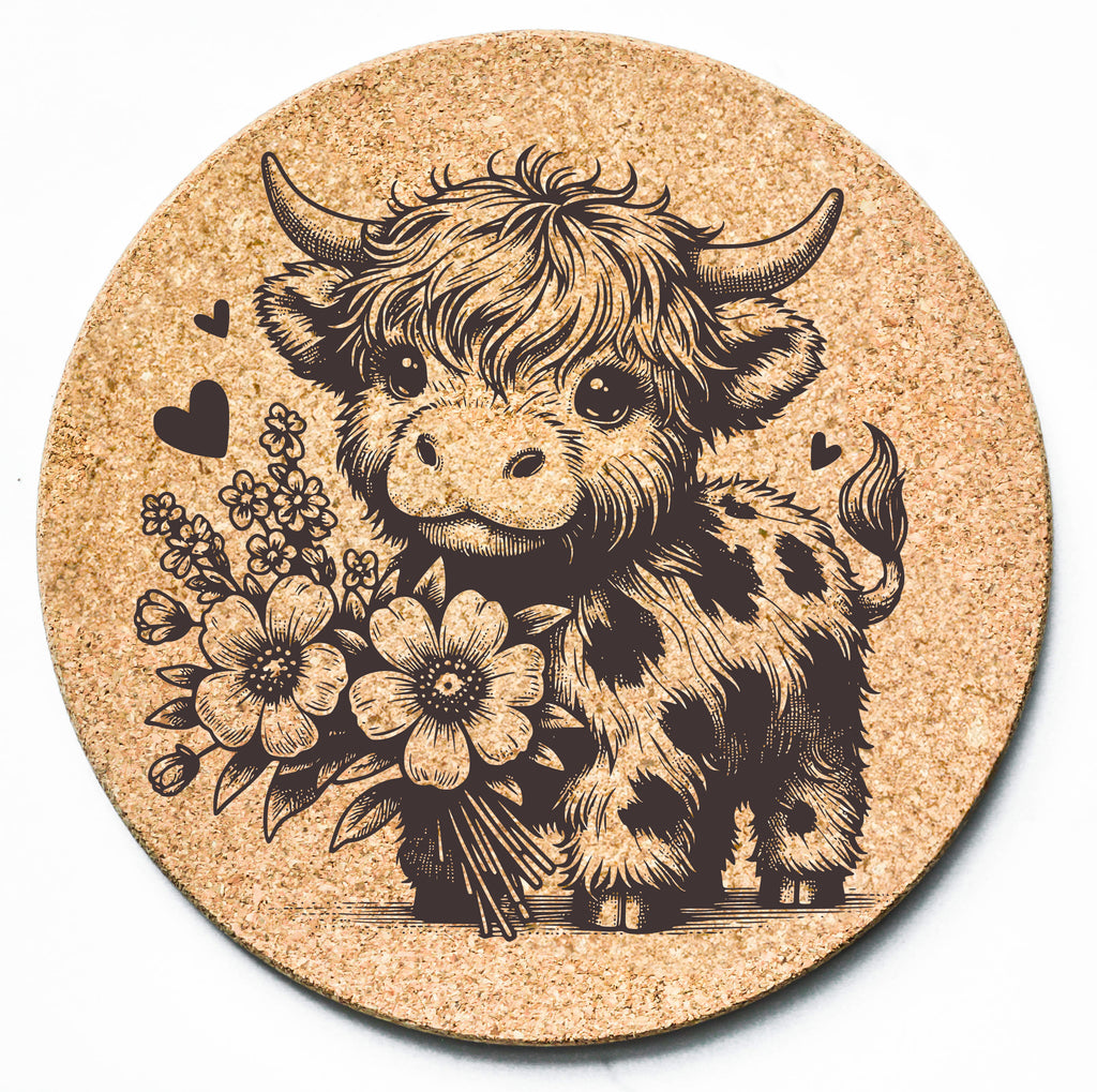 Highland Baby Hearts Trivet