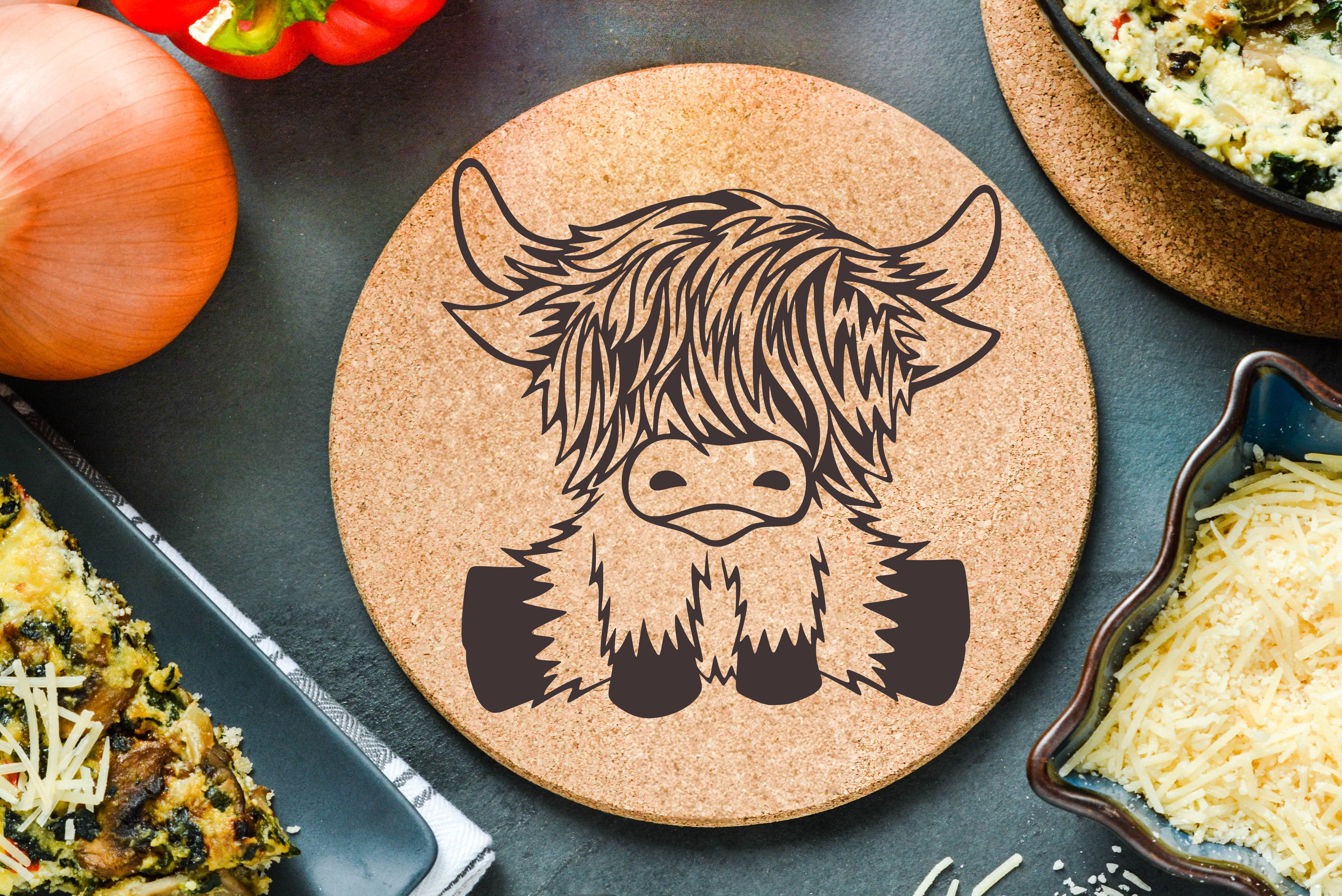 Highland Baby Trivet
